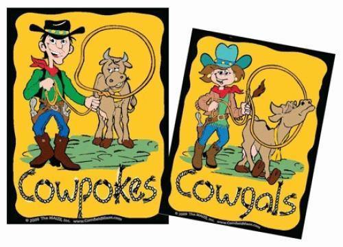 Cowboy & Girl Restroom Signs - The MAiZE